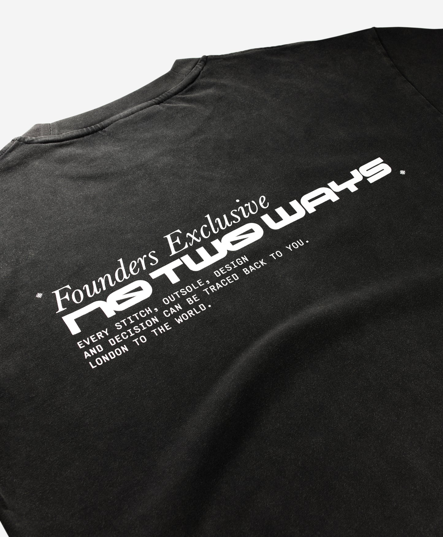 FOUNDERS' TEE - WASHED BLACK