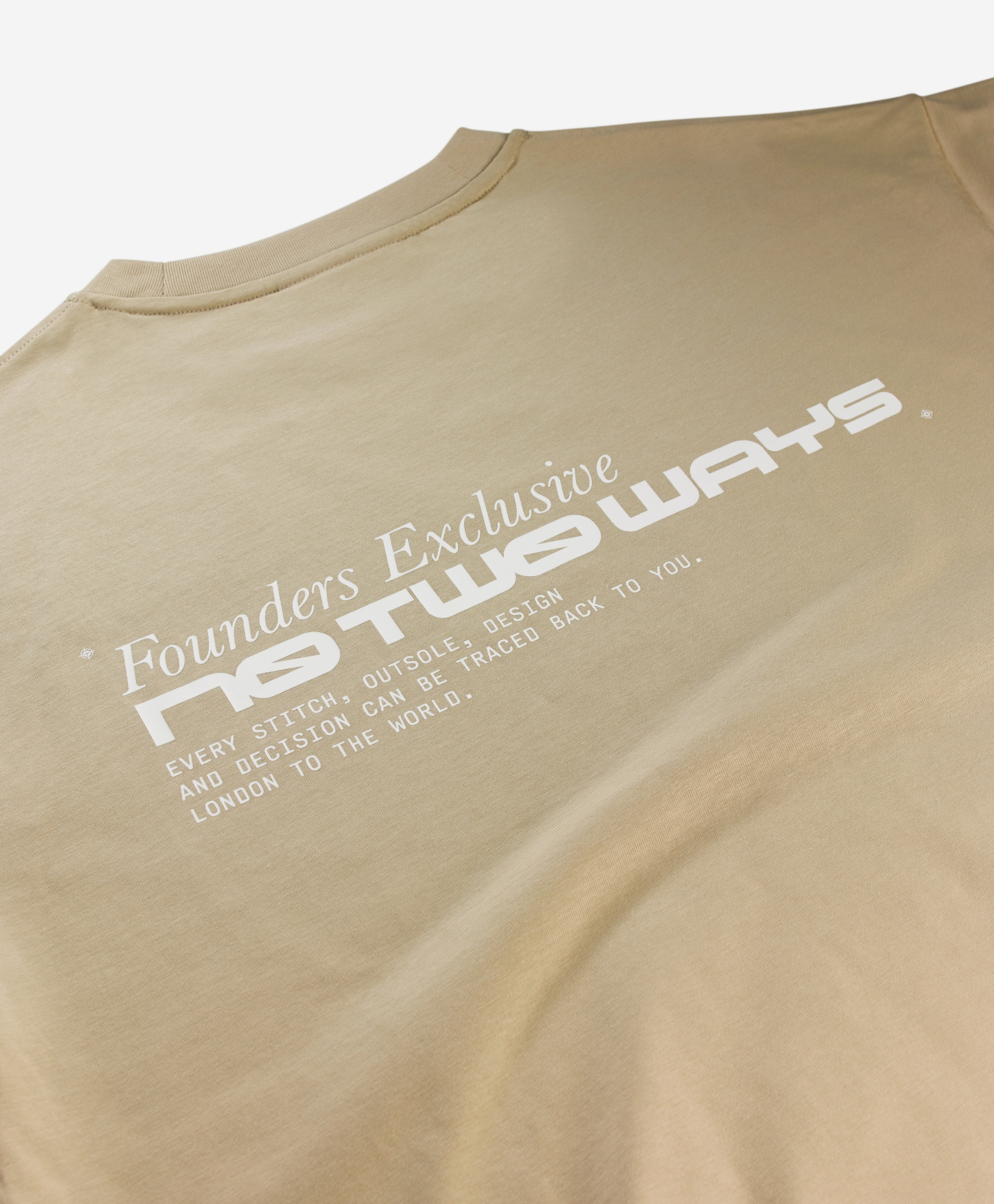 FOUNDERS' TEE - BEIGE