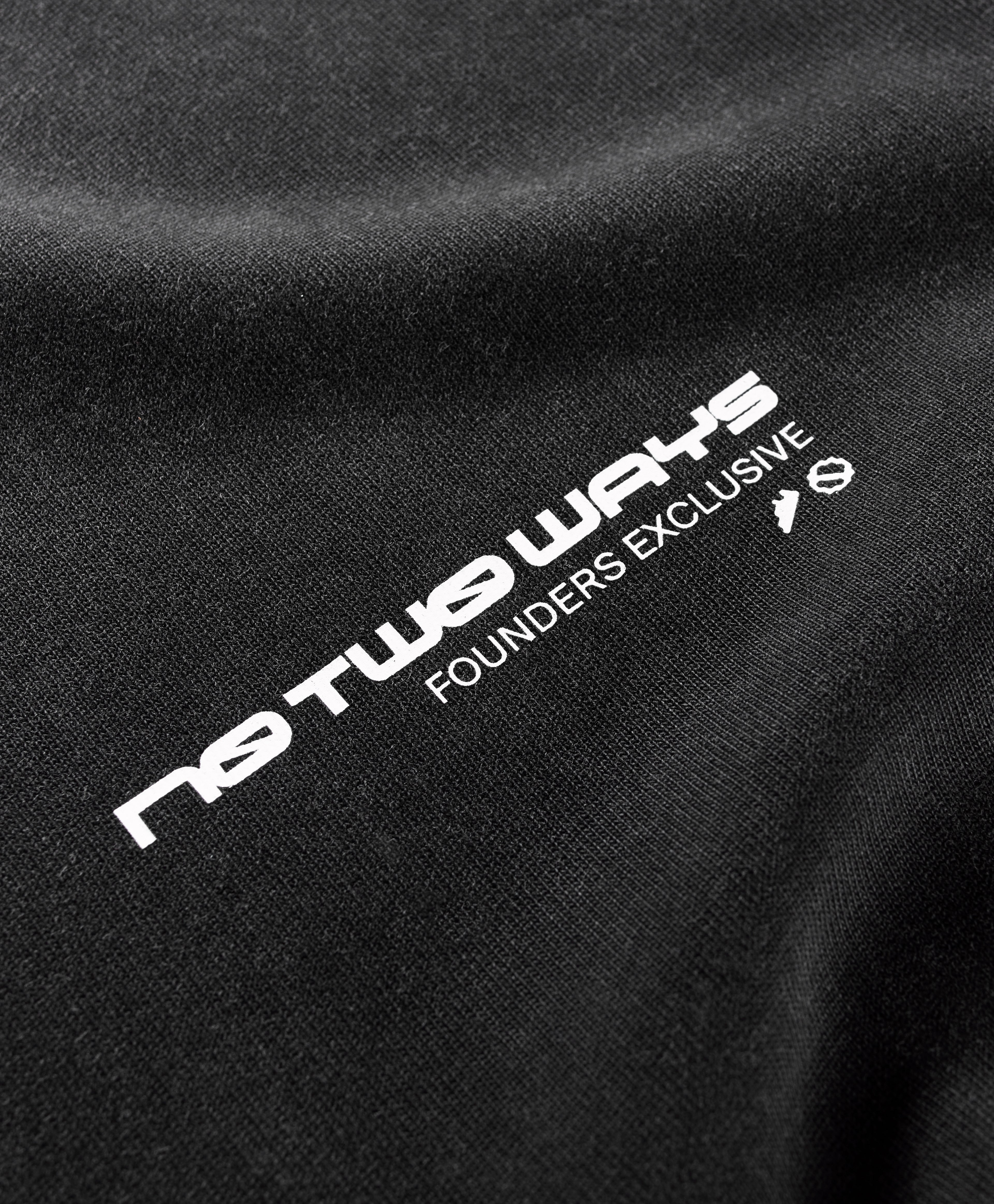 FOUNDERS' TEE - WASHED BLACK