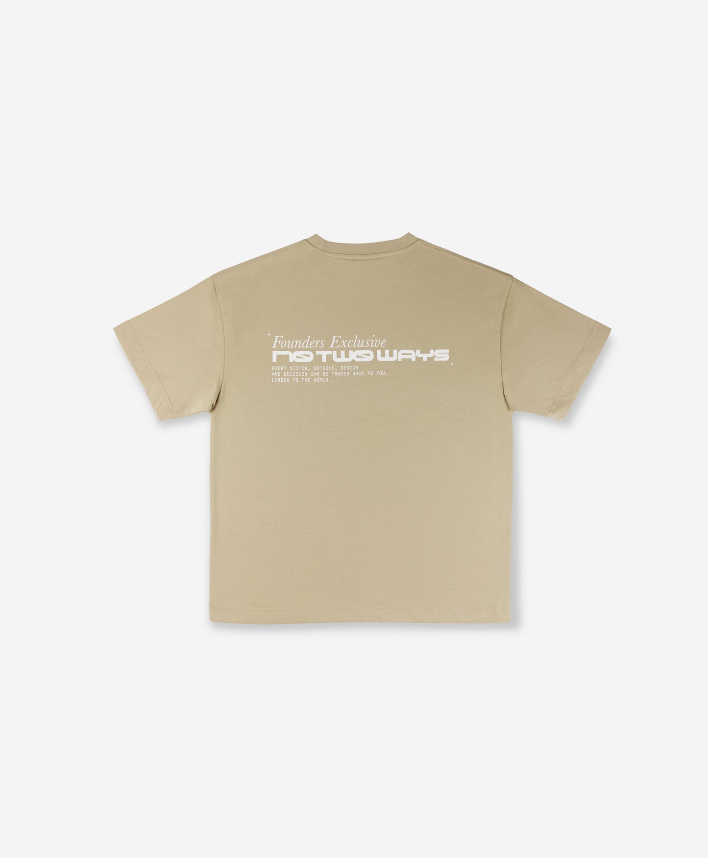 FOUNDERS' TEE - BEIGE