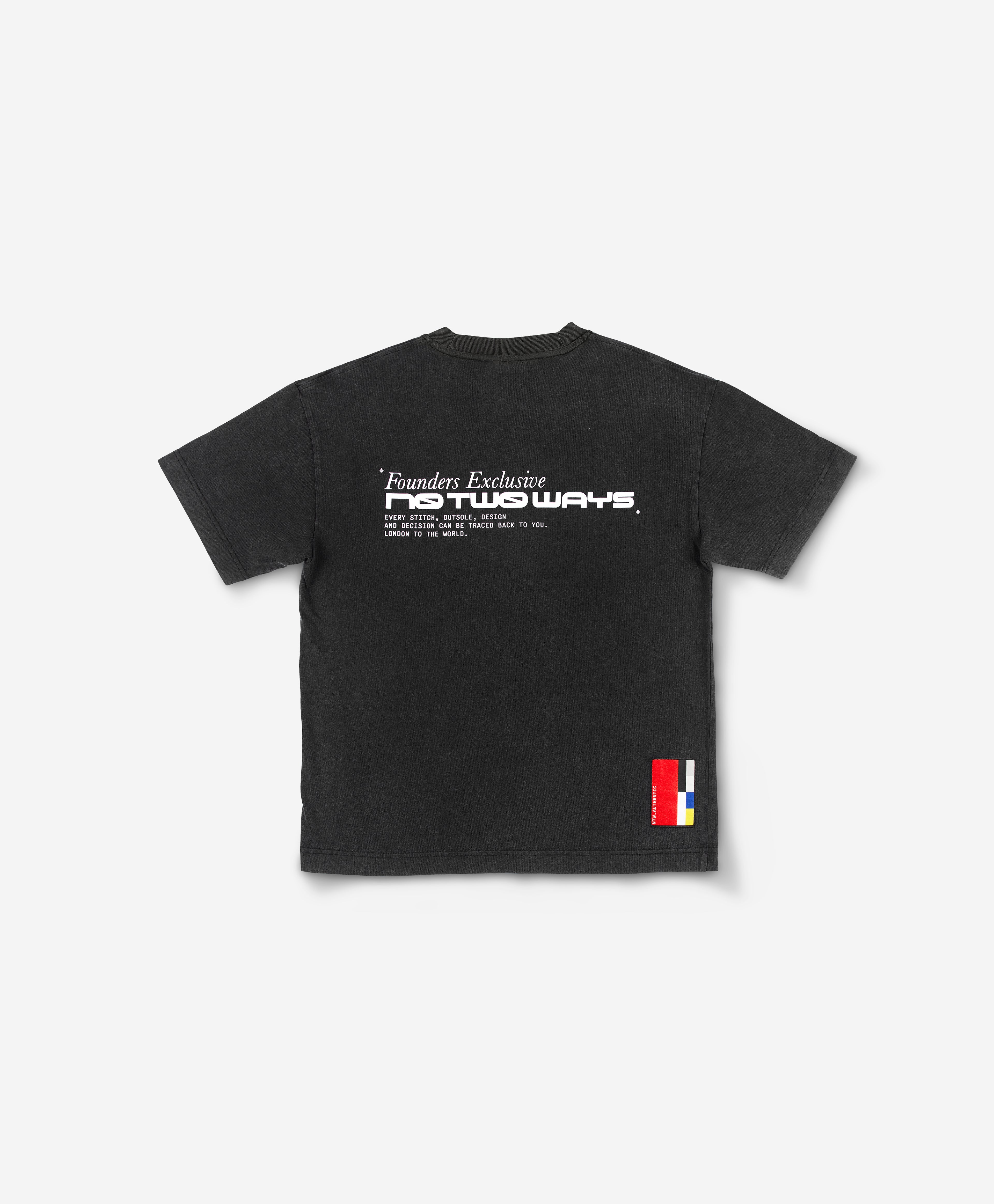 FOUNDERS' TEE - WASHED BLACK
