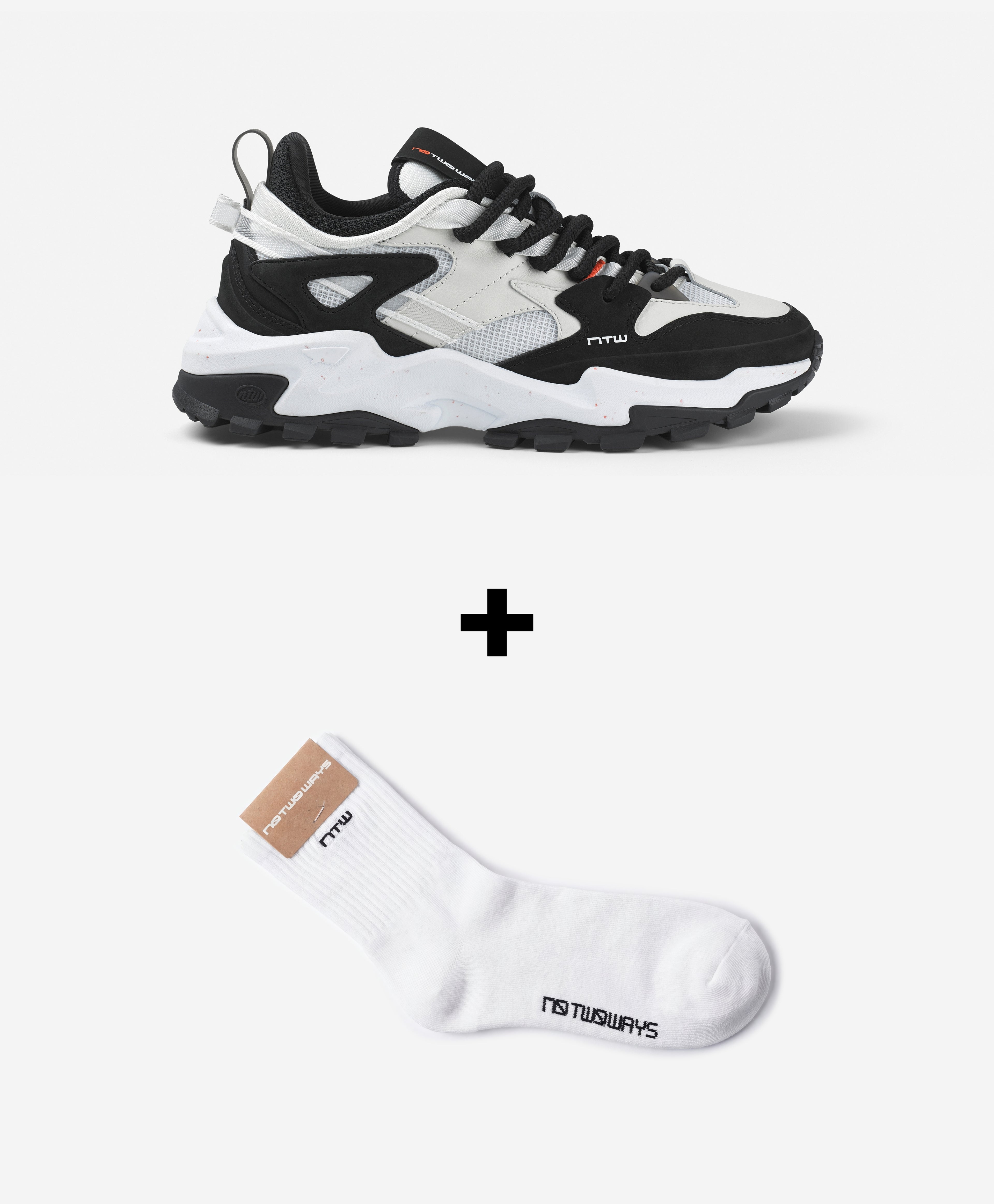 Syzygy + White socks: size 6