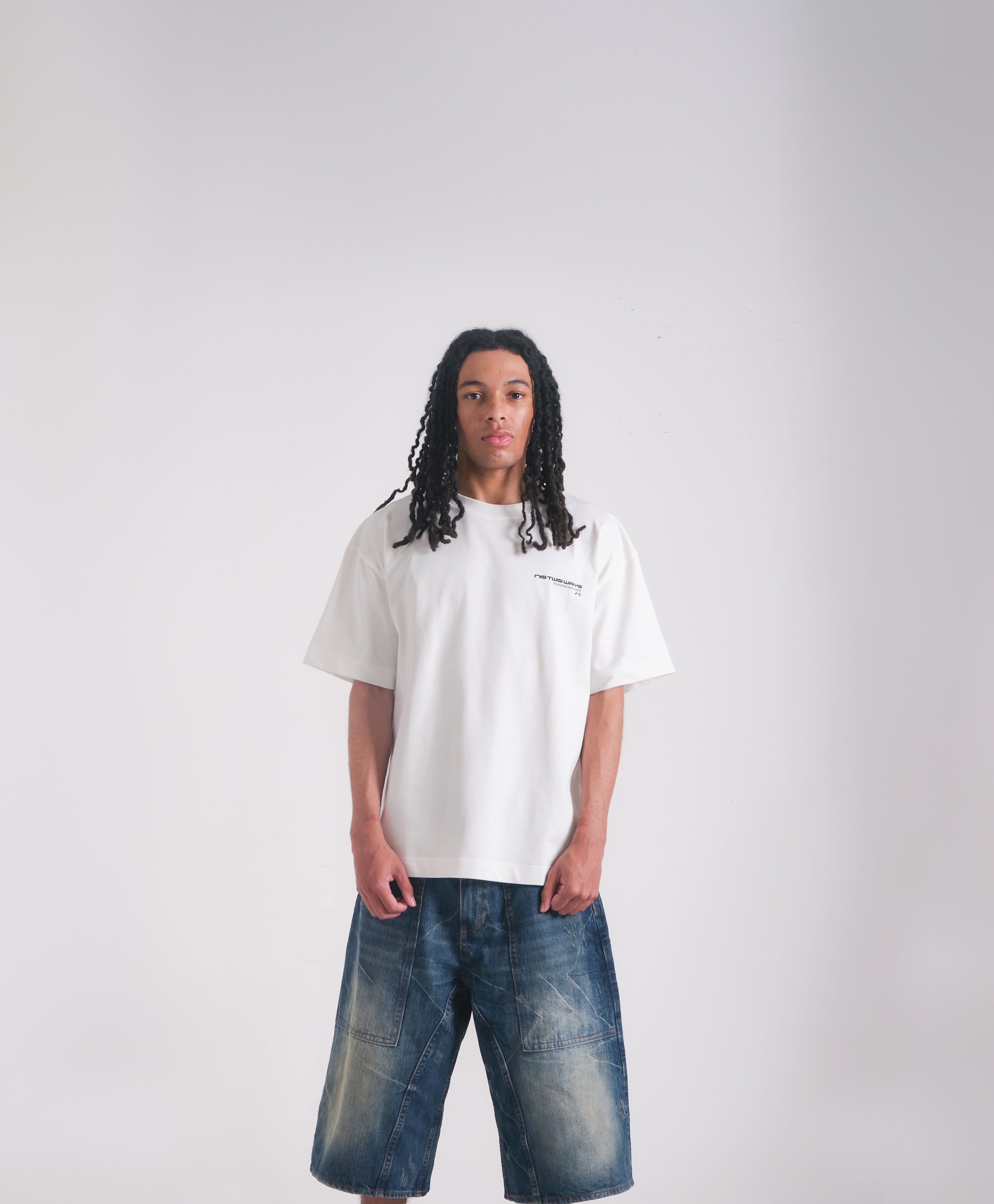 Psych - Mens Both Ways T-Shirt in White Psych - Mens Both Ways T-Shirt in White