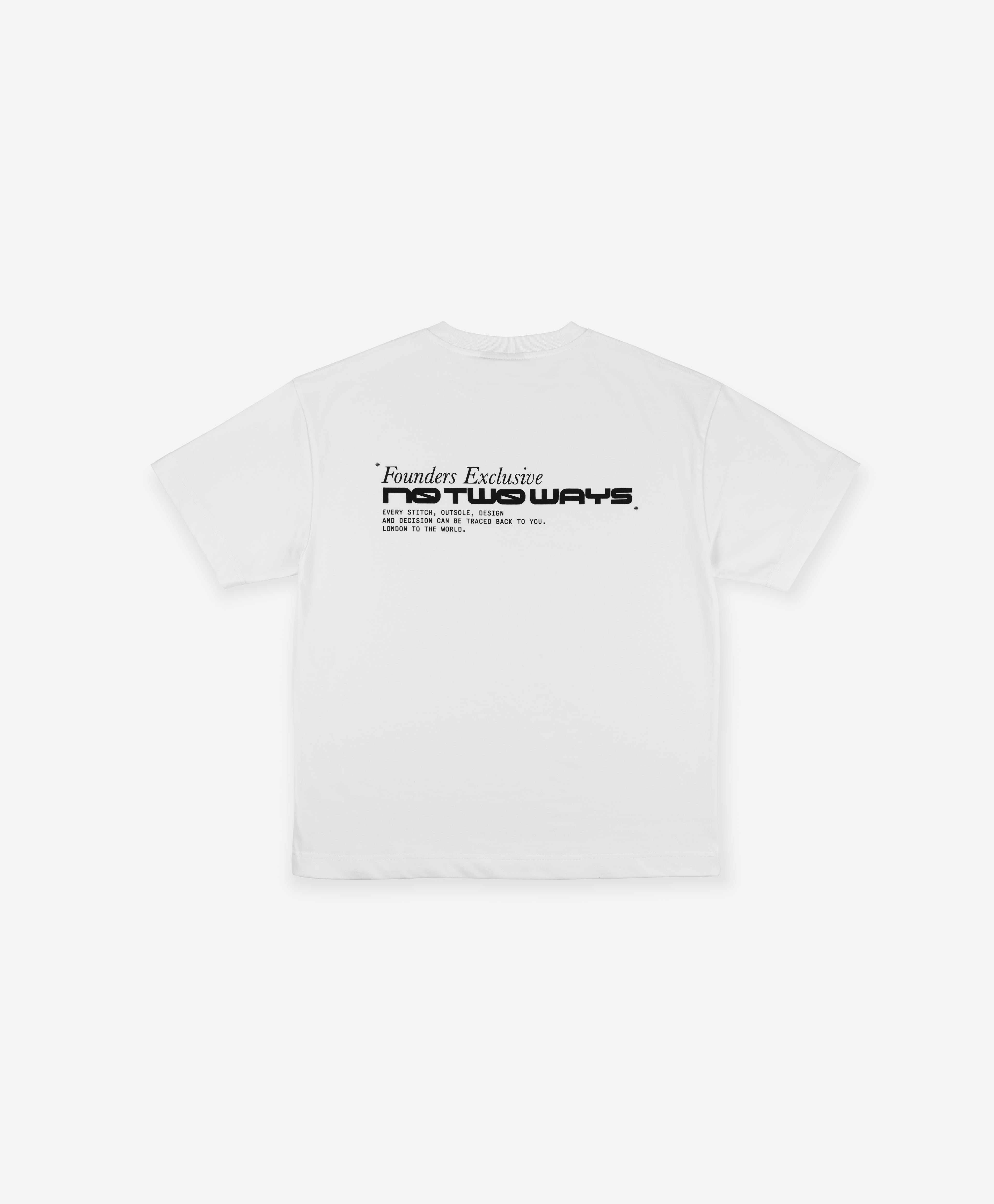 Psych - Mens Both Ways T-Shirt In White - UK Psych - Mens Both Ways T-Shirt In White - UK