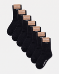NTW SOCKS - BLACK (7 PACK)
